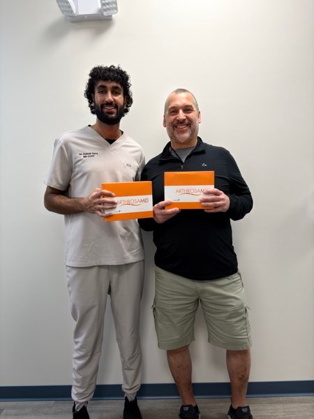 Patient with BC Joint Health team