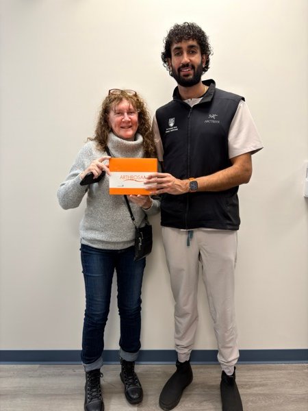 Patient with BC Joint Health team