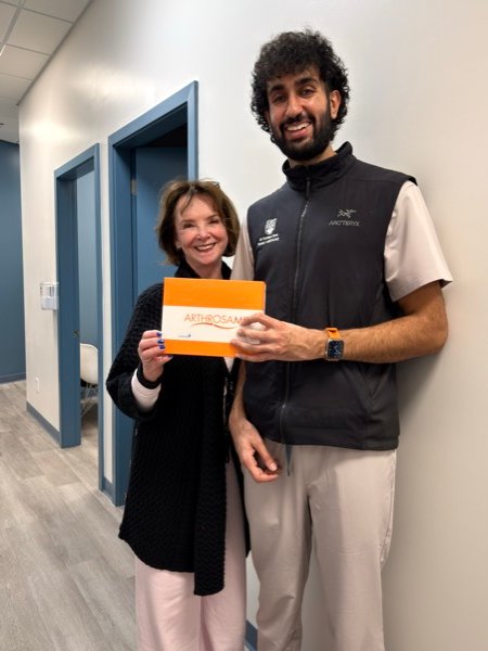 Patient with BC Joint Health team