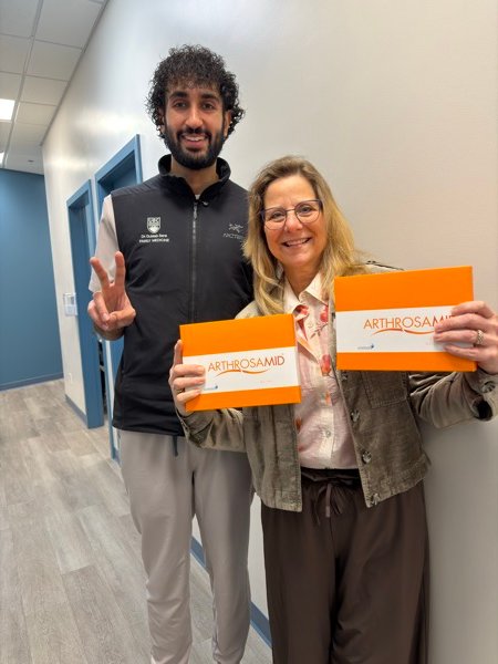 Patient with BC Joint Health team