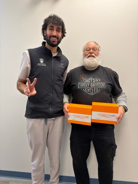 Patient with BC Joint Health team