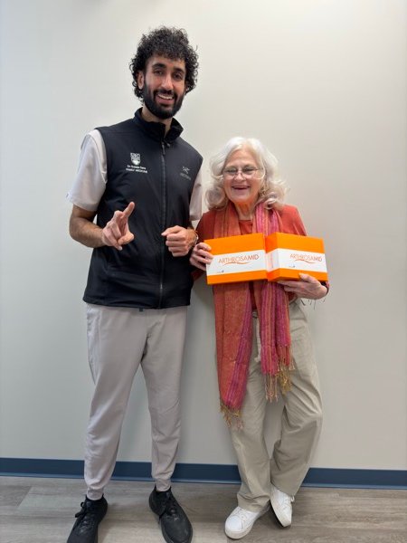 Patient with BC Joint Health team