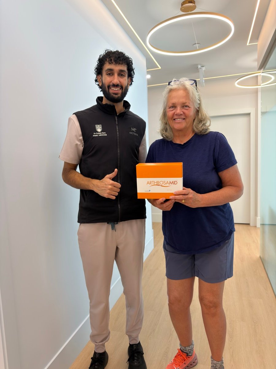 Patient with BC Joint Health team