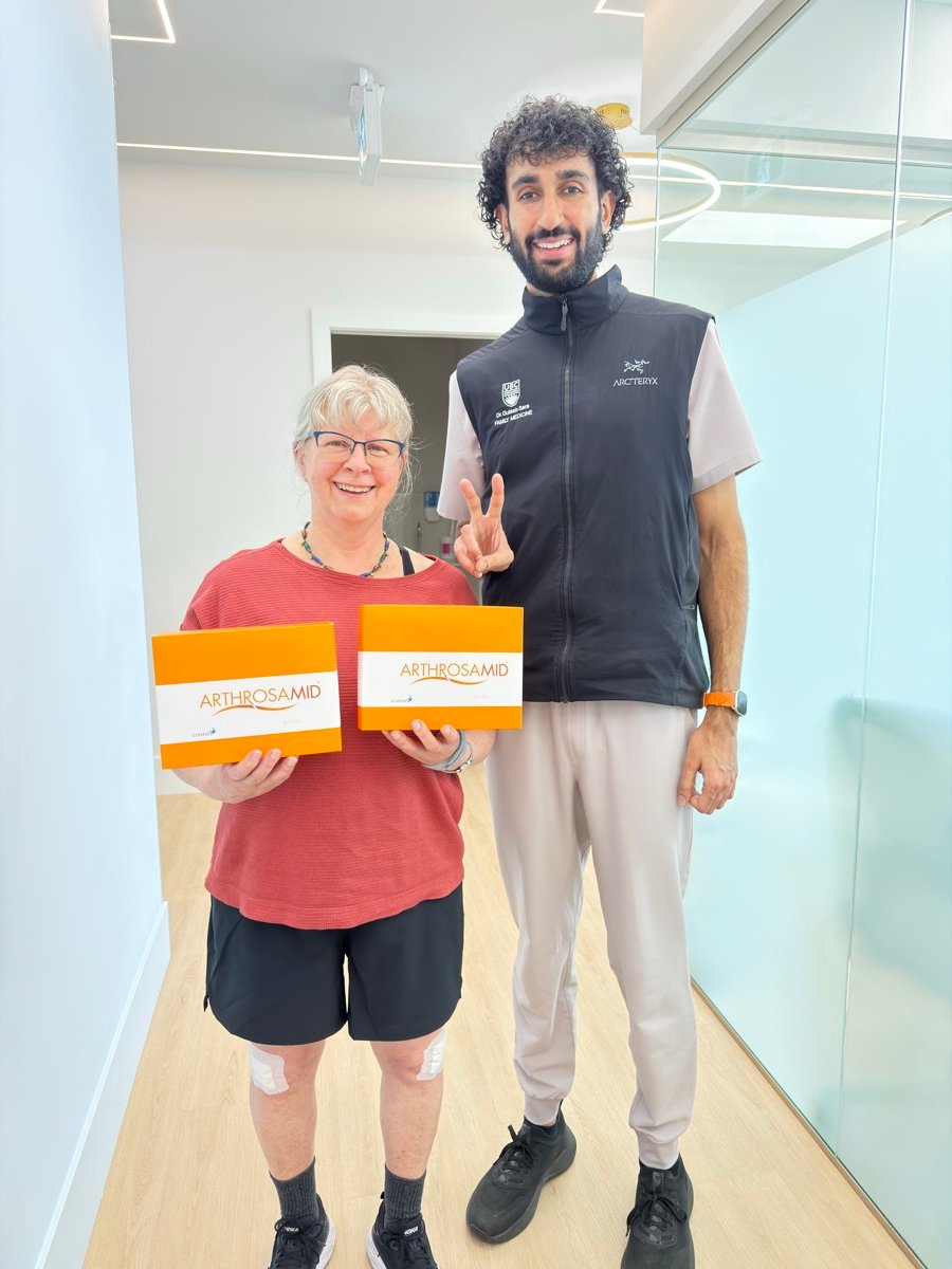 Patient with BC Joint Health team