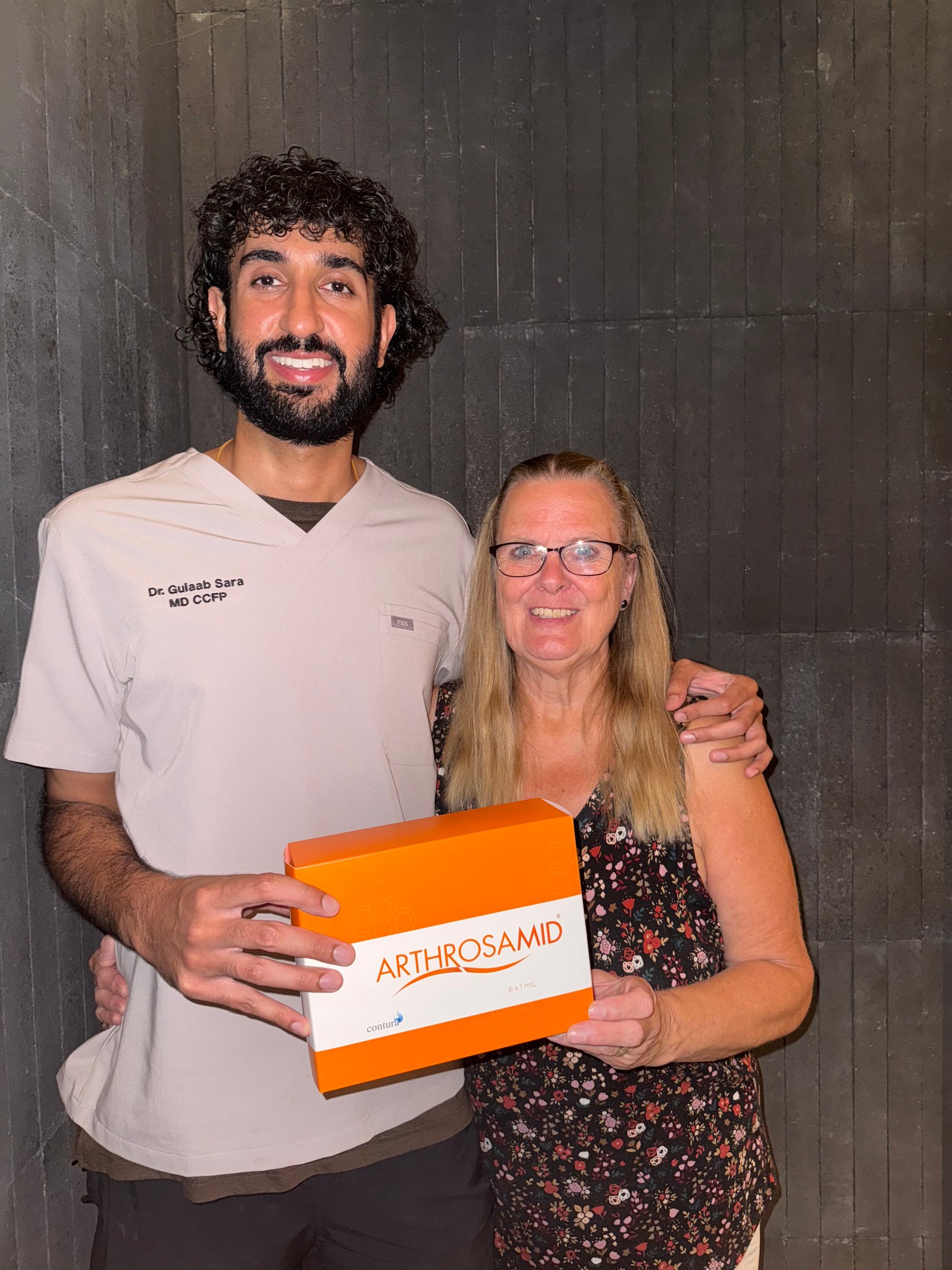 Patient with BC Joint Health team